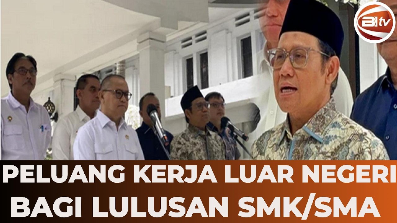 Cak Imin Bicara Peluang Kerja Luar Negeri bagi Lulusan SMK/SMA: Gajinya Tinggi, Asuransi Bagus!