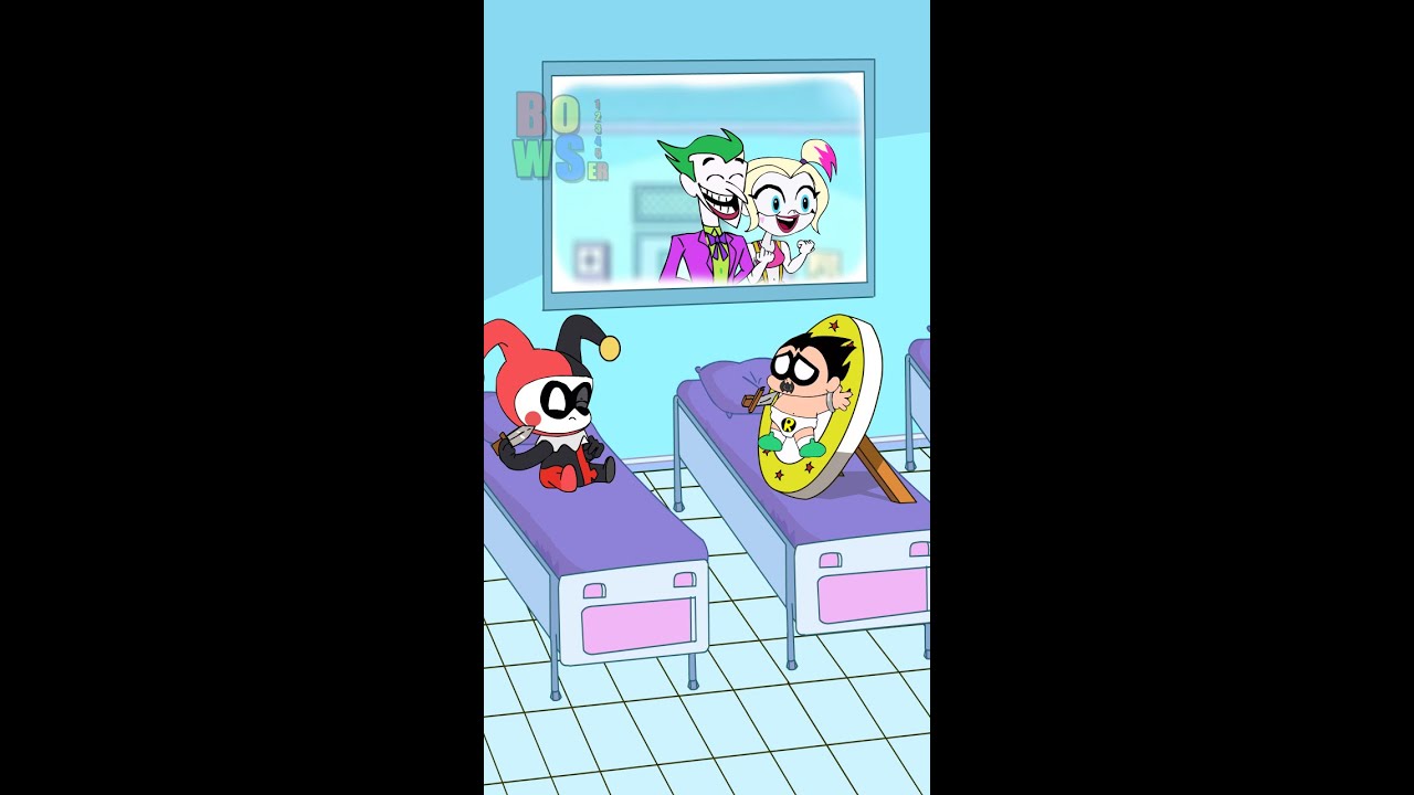 Baby Robin Vs Baby Harley Quinn Bowser12345 