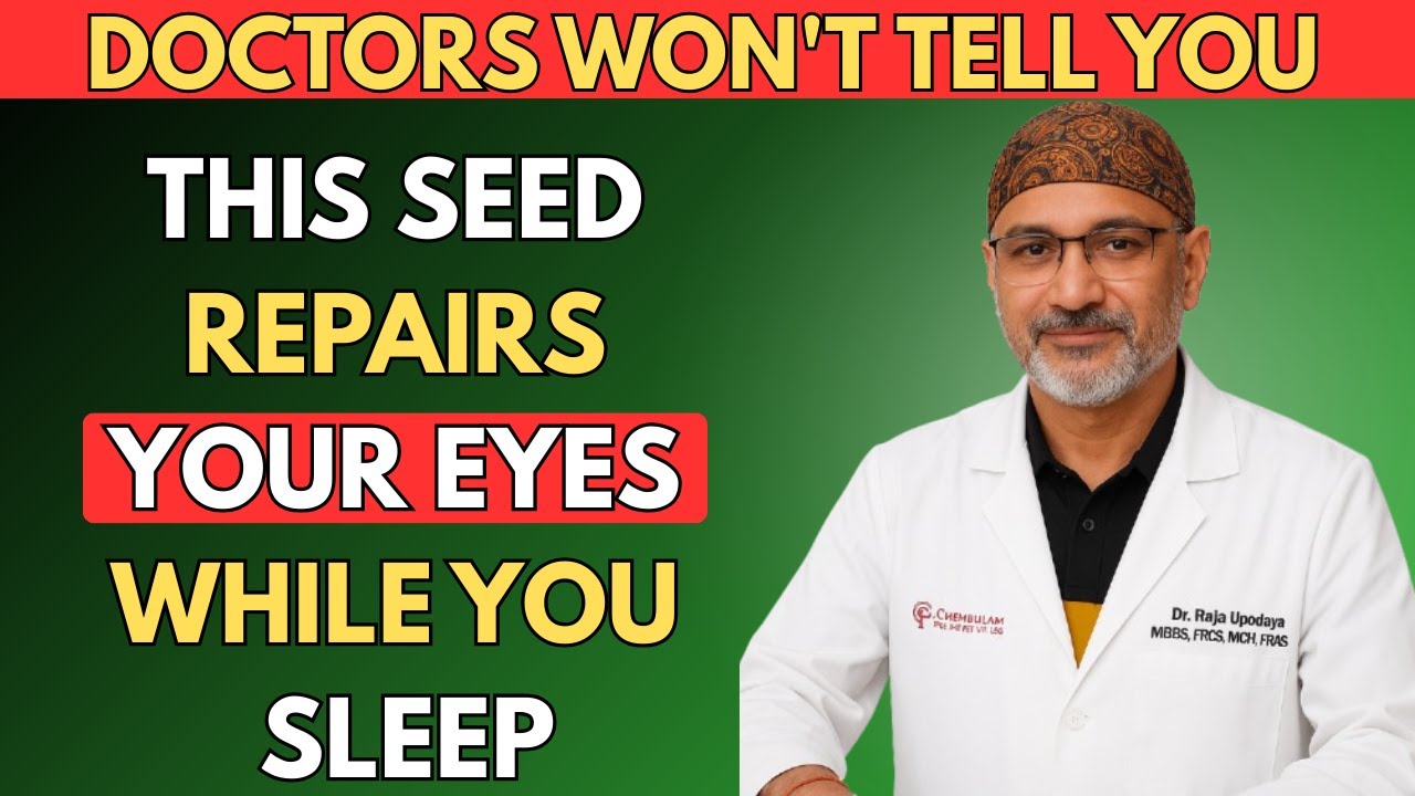 Seniors: Top 3 Vitamin E Foods That Repair Eye Tissue Overnight | Dr. shi heng yi .