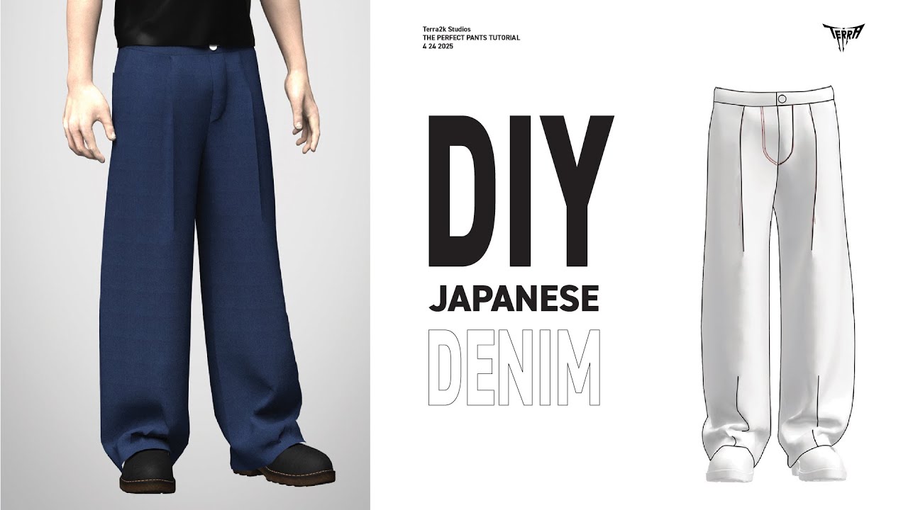 Japanese Denim - Sewing Tutorial/ Pattern