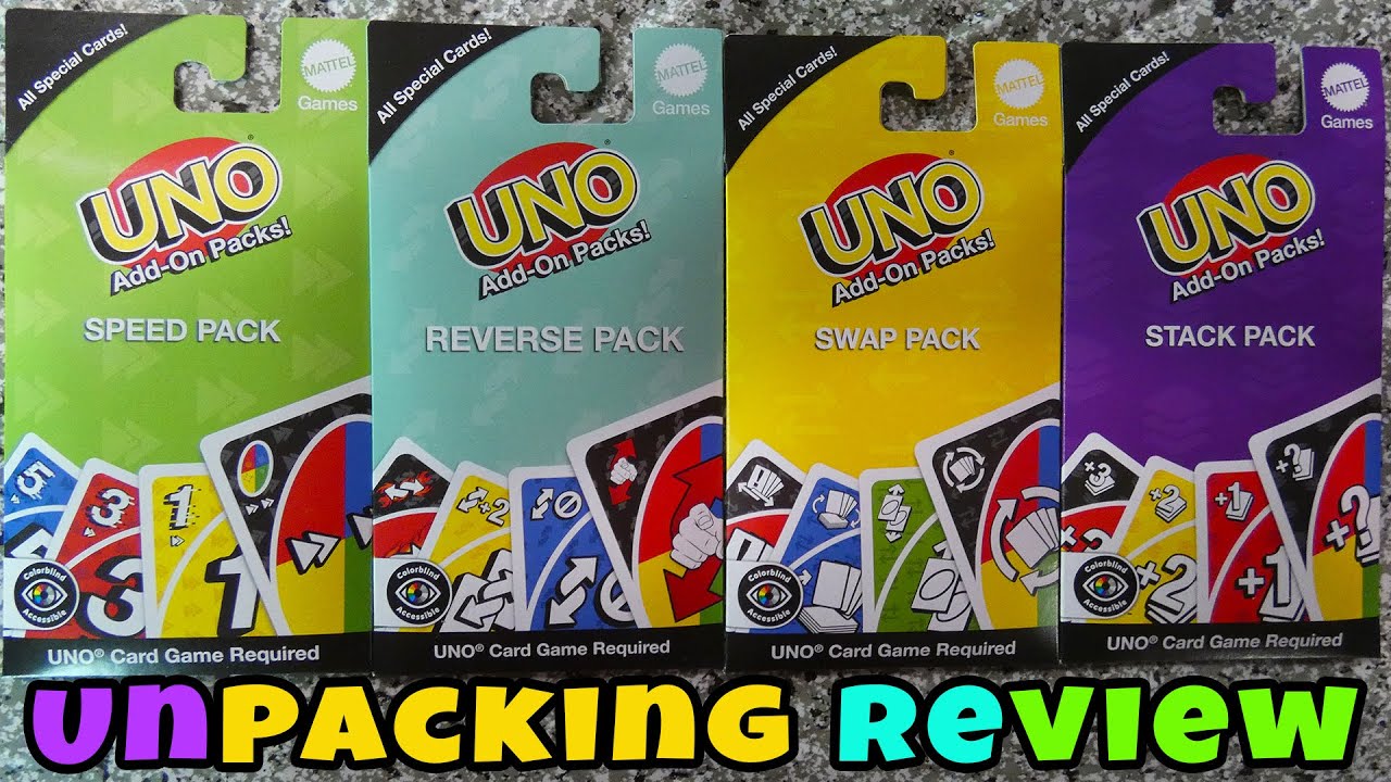 UNO Add-On Packs Review: Speed, Reverse, Swap & Stack Rules