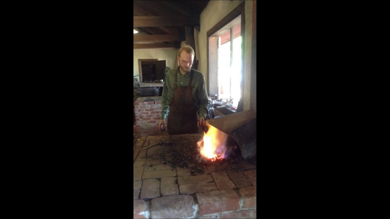 Texas Architect Steve Chambers Visits Blacksmith, Caleb Nolen at Heritage Forge