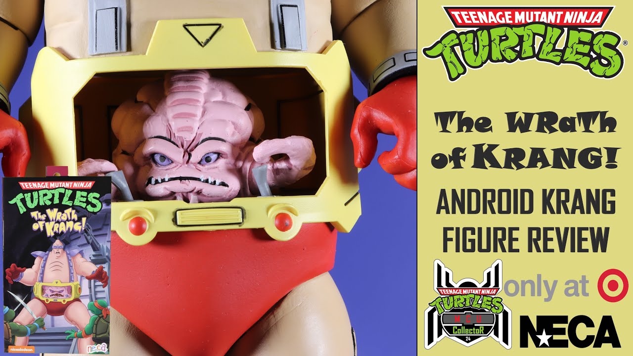 NECA TMNT Ninja Turtles Android KRANG Cartoon Target Exclusive Figure Review