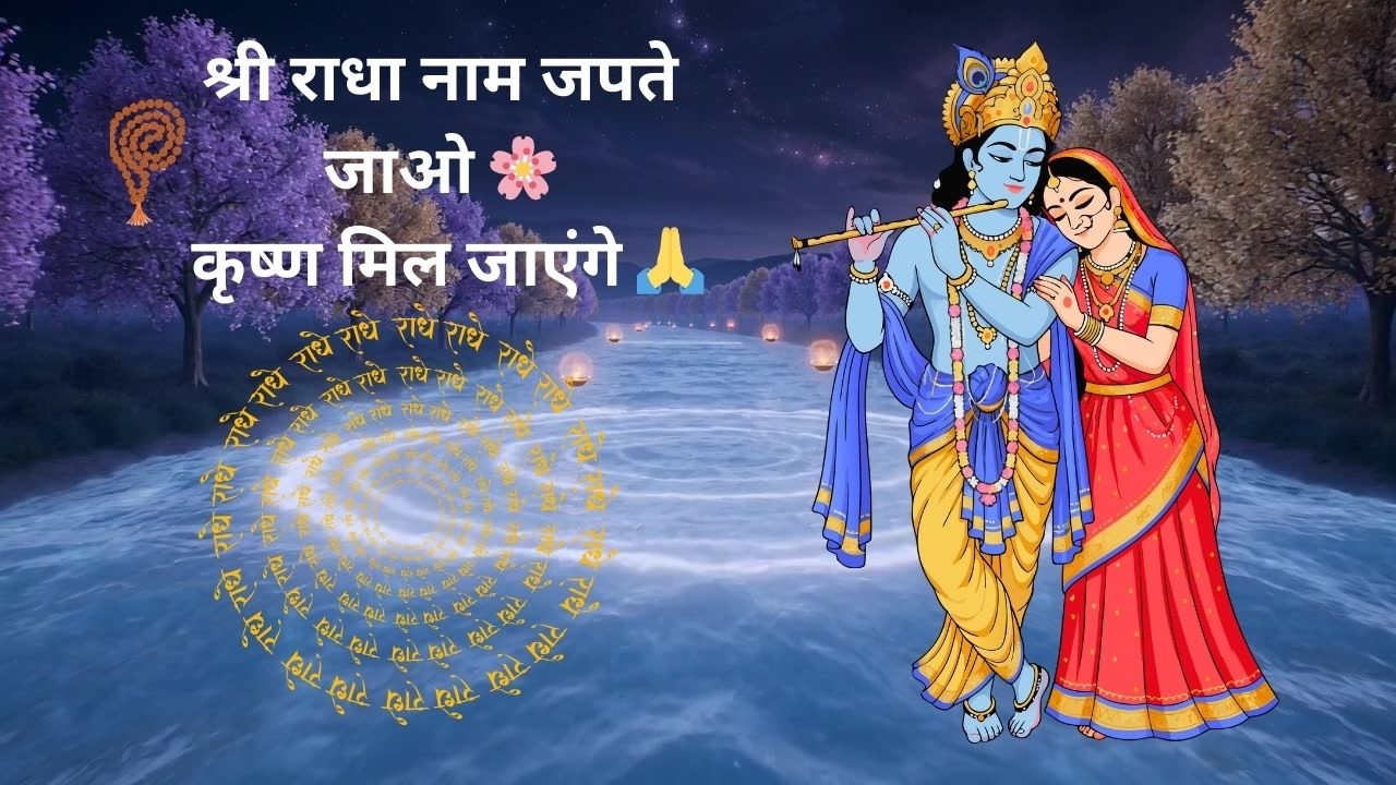 🦚राधा नाम जपते जाओ 🌸 कृष्ण मिल जाएंगे ✨ | Radha Naam Jaap | फुलेरा दूज 2026 | 19 February Special |