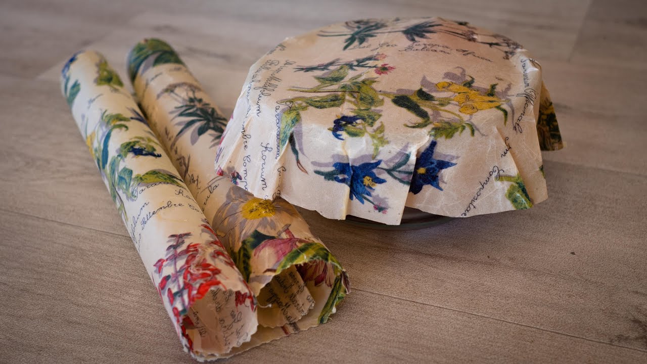 How to Make Reusable Wax Wrap Food Covers (My New Method!)