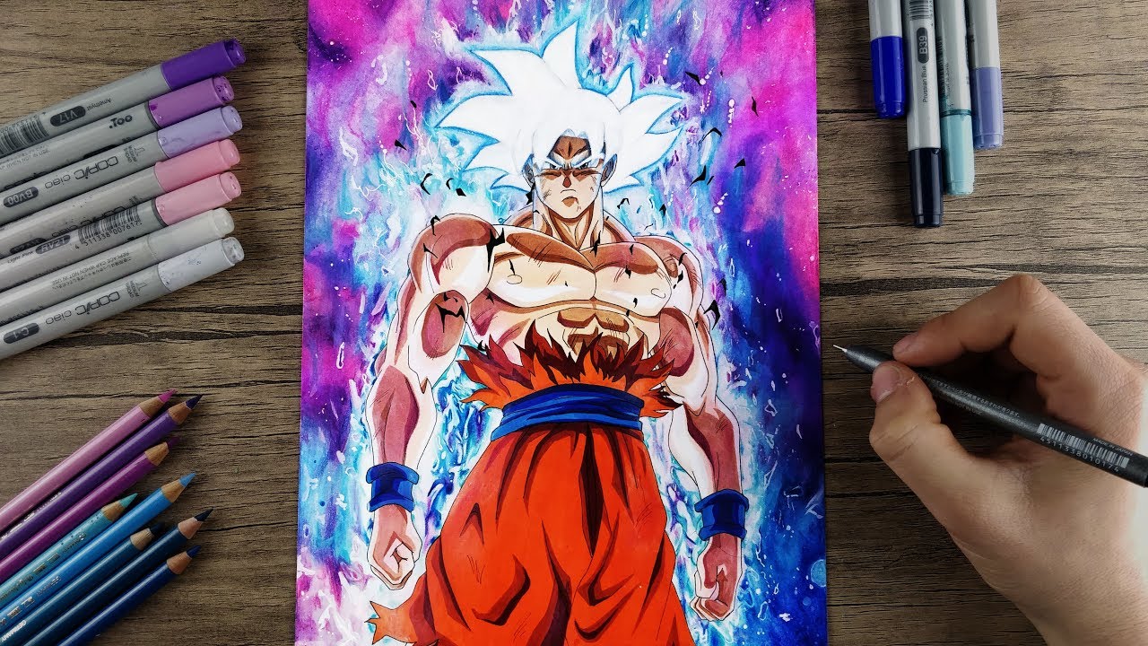Drawing Goku MASTERED ULTRA INSTINCT | Final Form