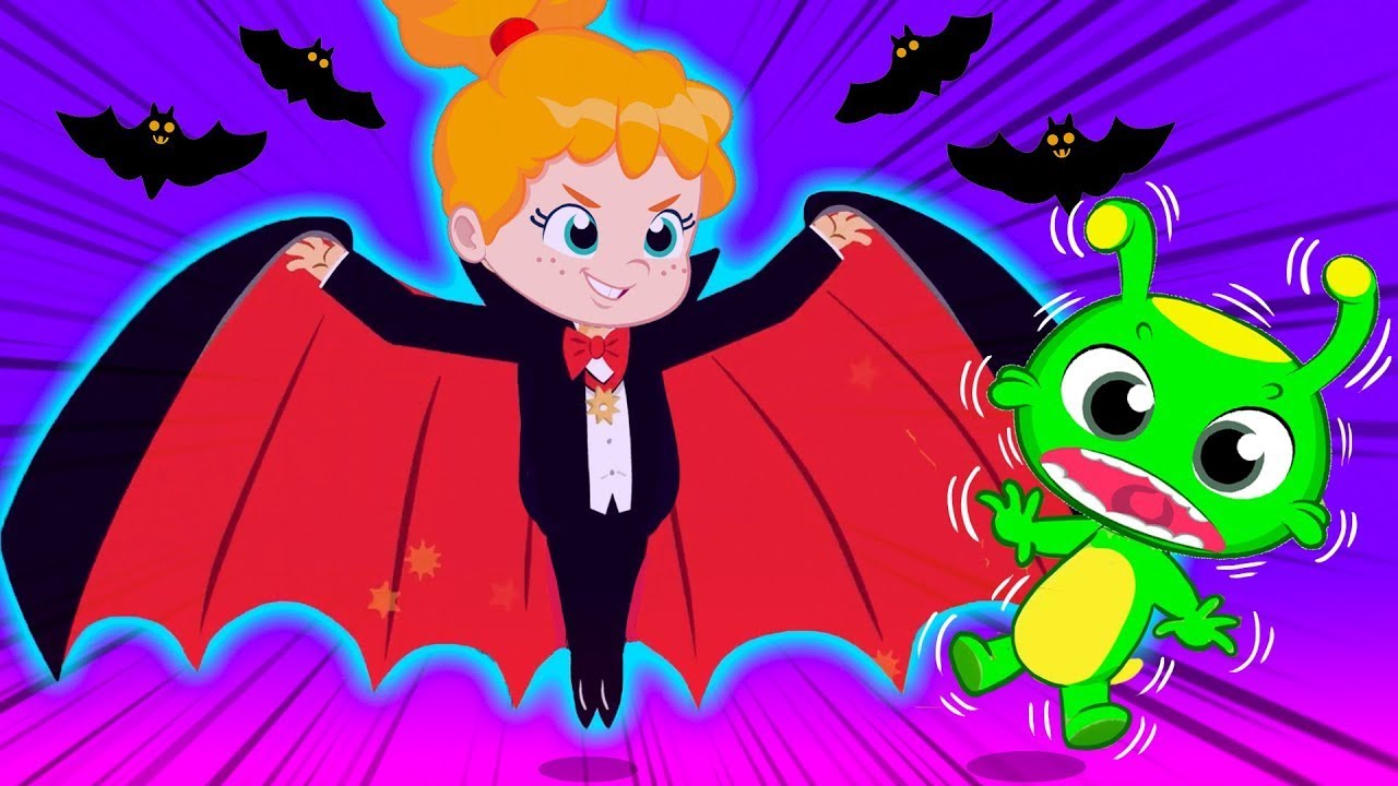 🎃 Surpresa na festa de fantasia do halloween! 🎃| Groovy o Marciano & Phoebe se vestem de vampiros
