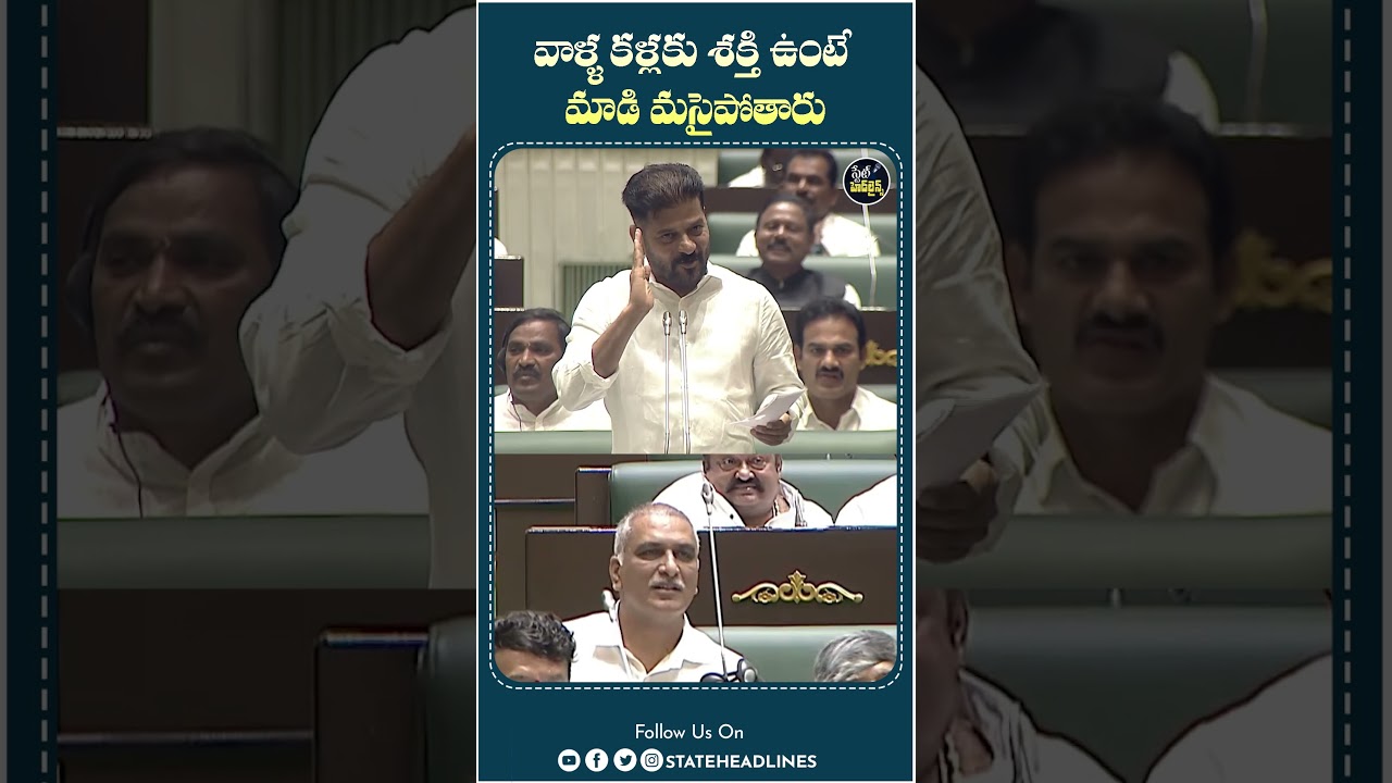 Revanth Reddy Satires On harish Rao | 
