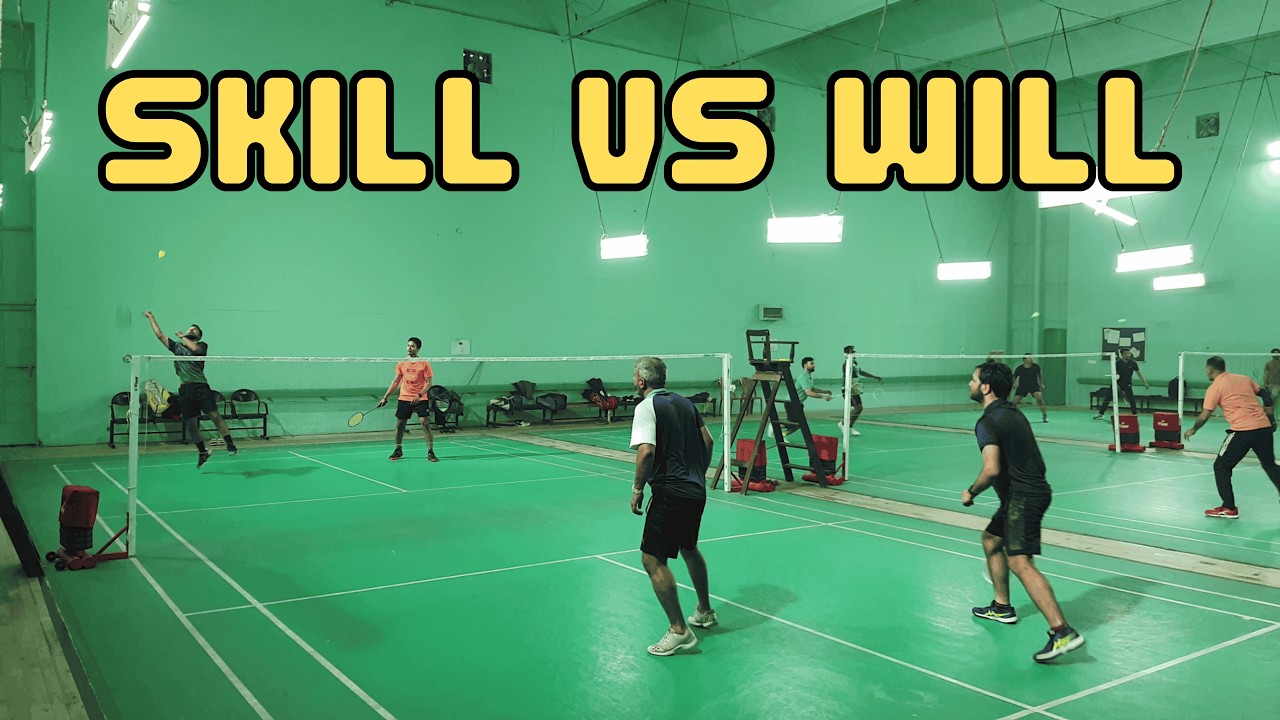 PROF. PRINCE & DEEPAK vs AYUSH & ABHISHEK #iitroorkee #badmintonlovers #badmintonindia #yonex