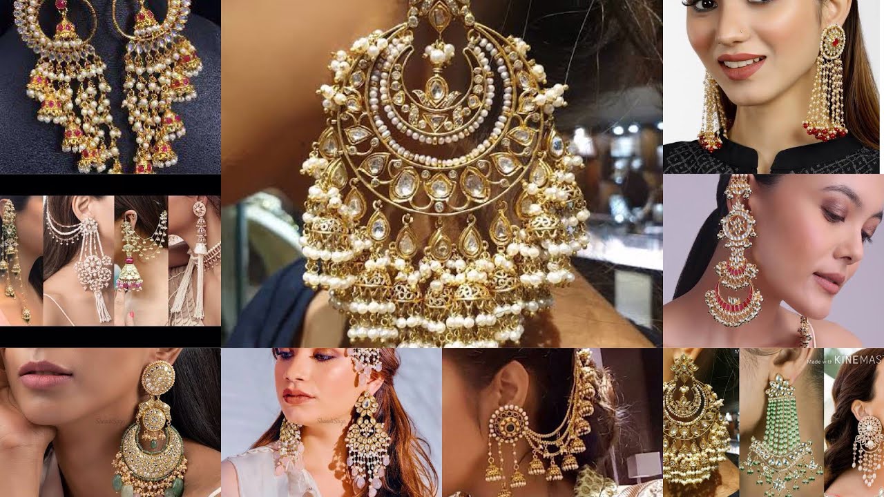 Heavy earrings collection 2023|stylish heavy earrings design for party|beautiful heavy earrings idea