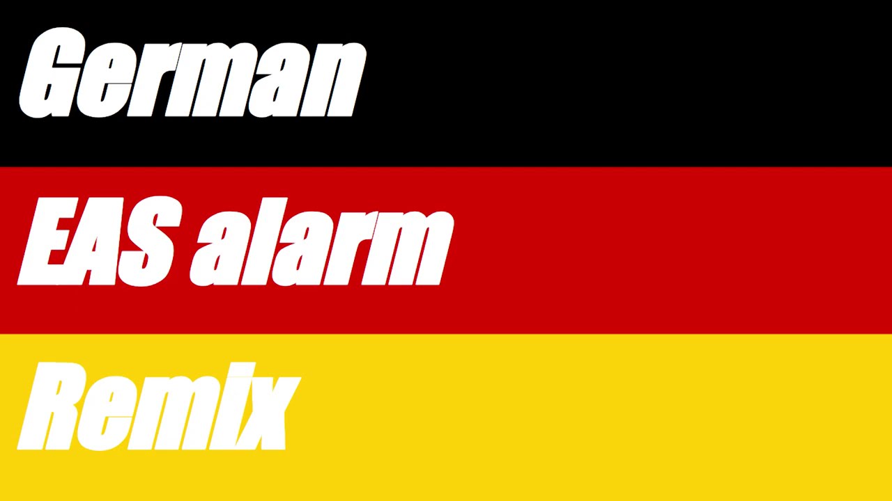 German EAS alarm remix