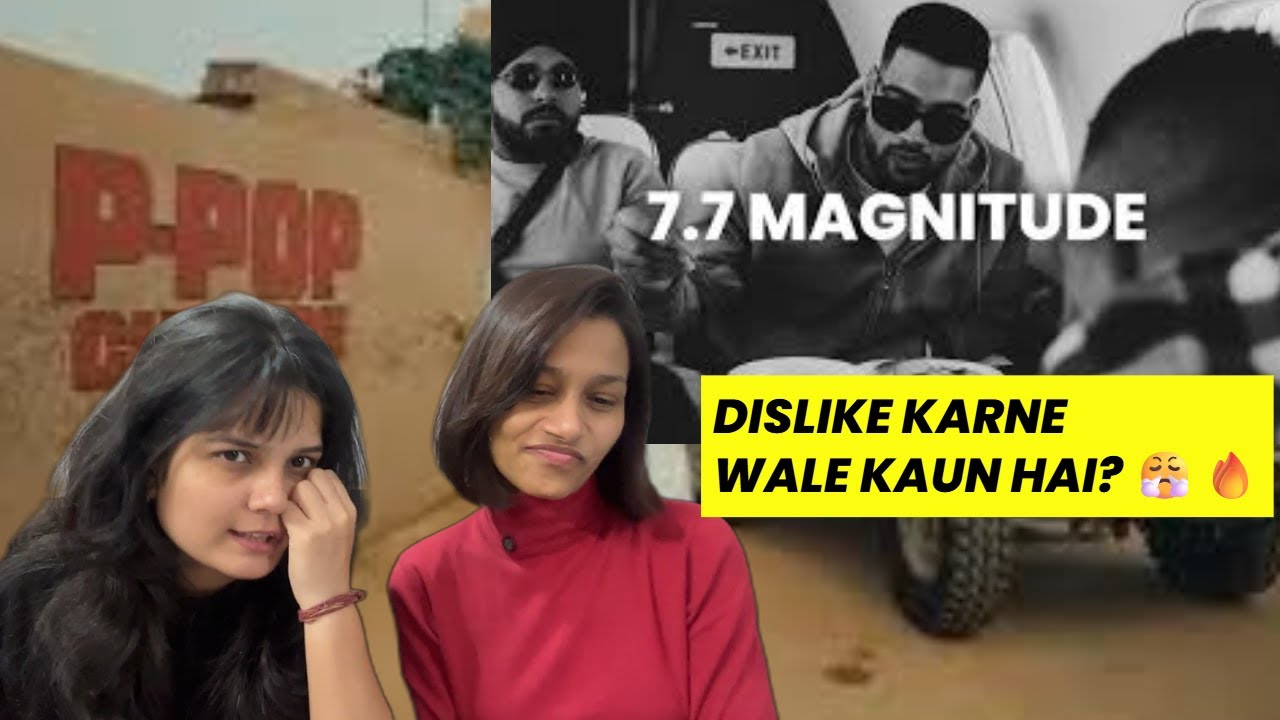 7.7 Magnitude Reaction &ndash; Karan Aujla (Ikky) | Punjabi Song Breakdown 🔥| Honest Reaction | NAIVE GIRL