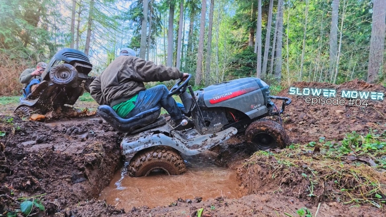 trail maintenance, more like I'm stuck -Slower Mower episode 4