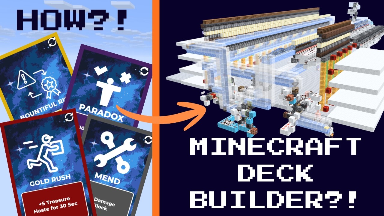 I'm Making A Deck Builder In Minecraft Like Tango Tek's Decked Out?! Meltdown II