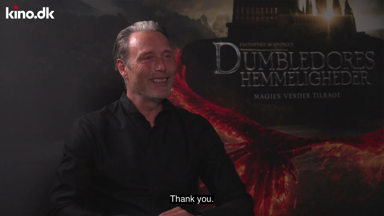 Interview: Mads Mikkelsen about 'Fantastic Beasts 3', Harry Potter and Jude Law | English subtitles