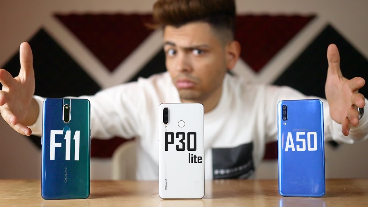 Oppo F11 vs Samsung A50 vs Huawei P30 lite | حيره كل سنه !!