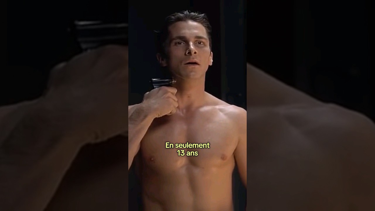 Les transformations physiques impressionnantes de Christian Bale 😱 #shorts #batman #pertedepoids