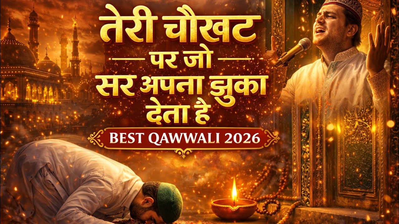 तेरी चोखट पर जो सर अपना झुका देता है | Heart Touching Sufi Qawwali 2026  Hindi & English Qawwali ✨🕊️