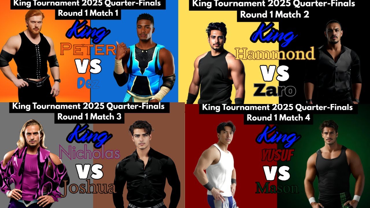 King Tournament 2025 | Pete vs Dez | Hammond vs Lazaro | Nicholas vs Joshua Brooks | Yusuf vs Mason