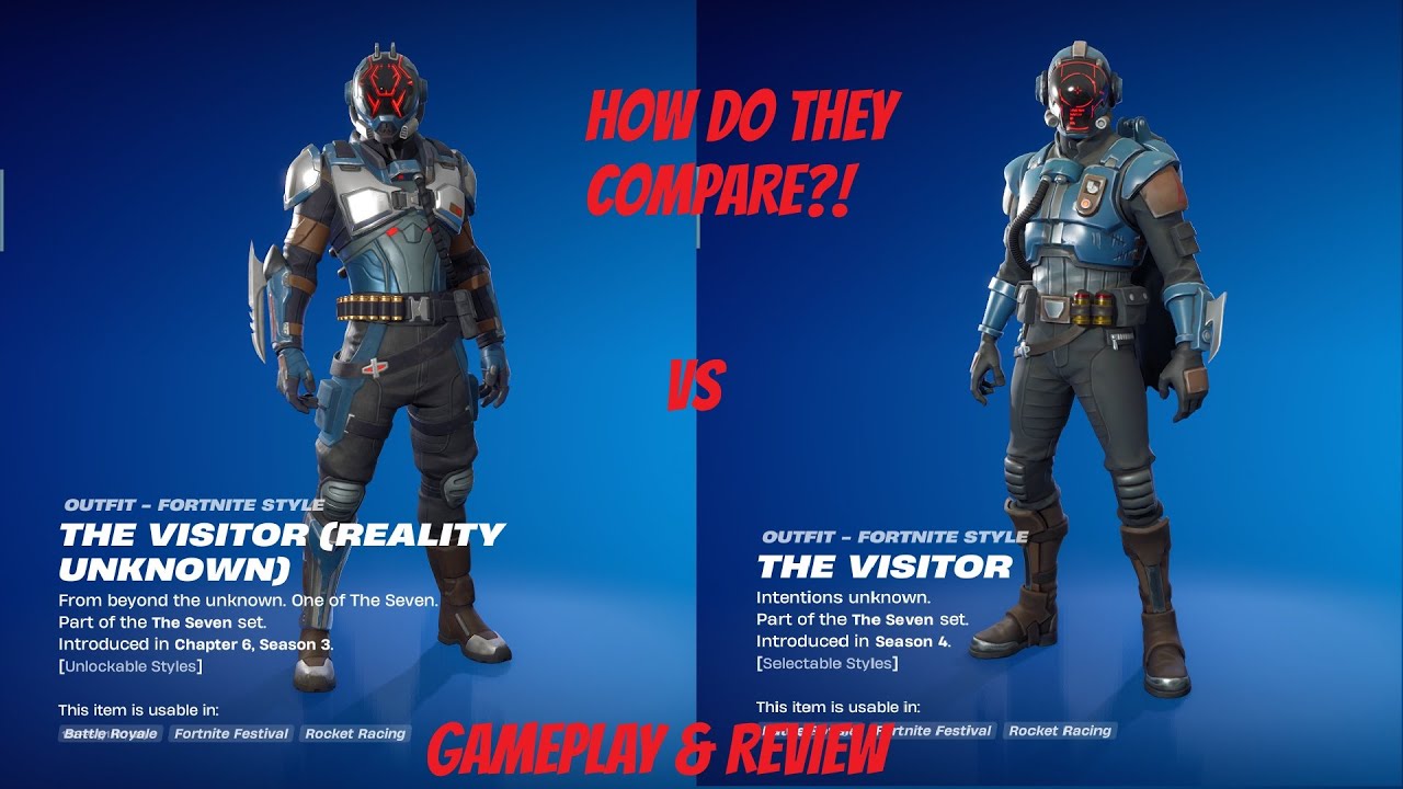 The Visitor VS The Visitor (Reality Unkown) COMPARISON | The Visitor Reality Unknown Gameplay&Review