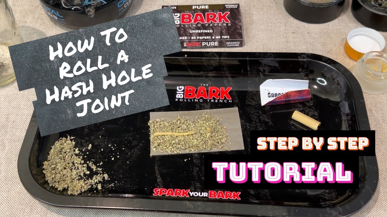 How To Roll A Hash Hole Joint - Step By Step Tutorial