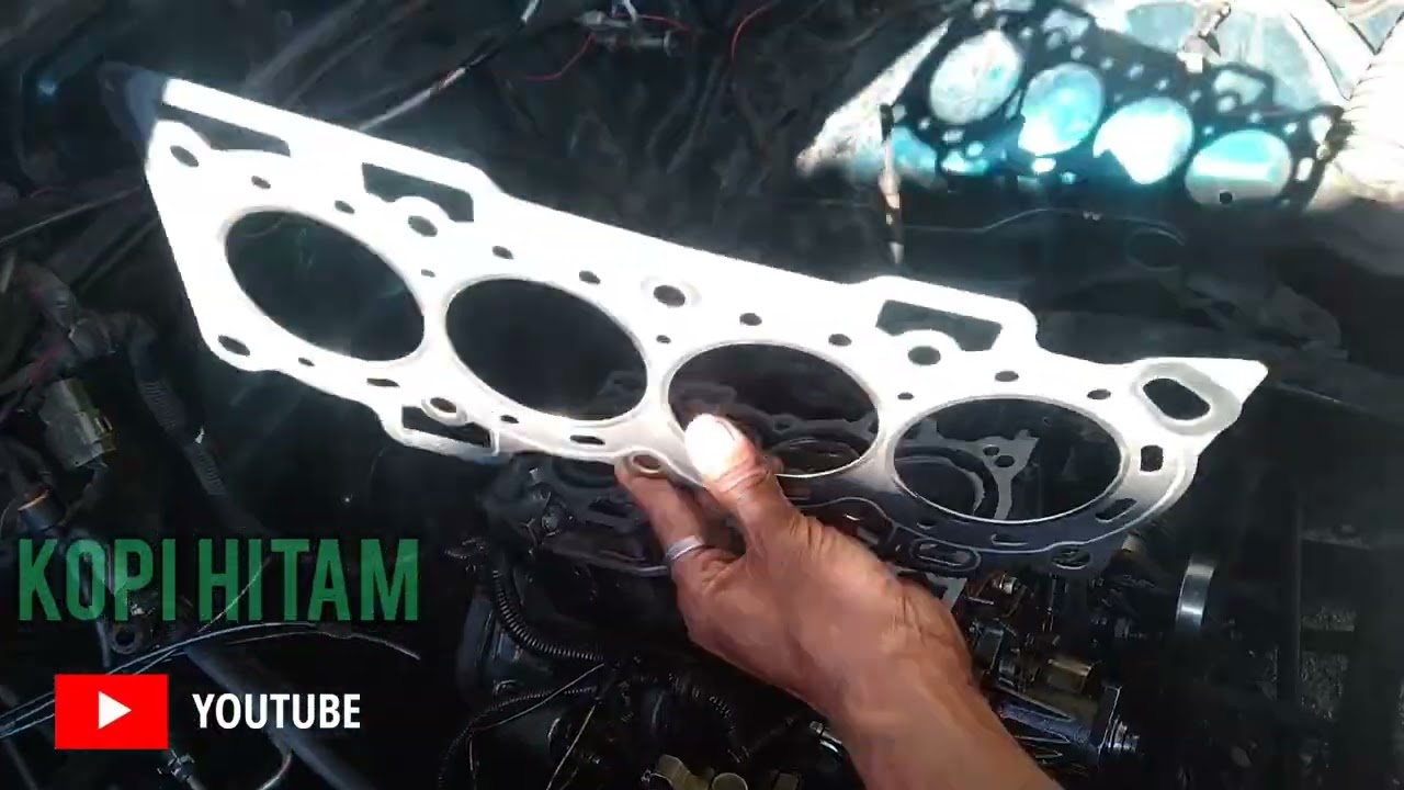 Pasang paking gasket cylinder head kop daihatsu feroza..