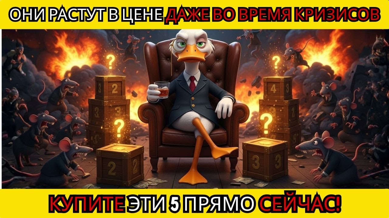 5 активов, которые ВЫЖИВУТ при любом КРАХЕ мировой экономики