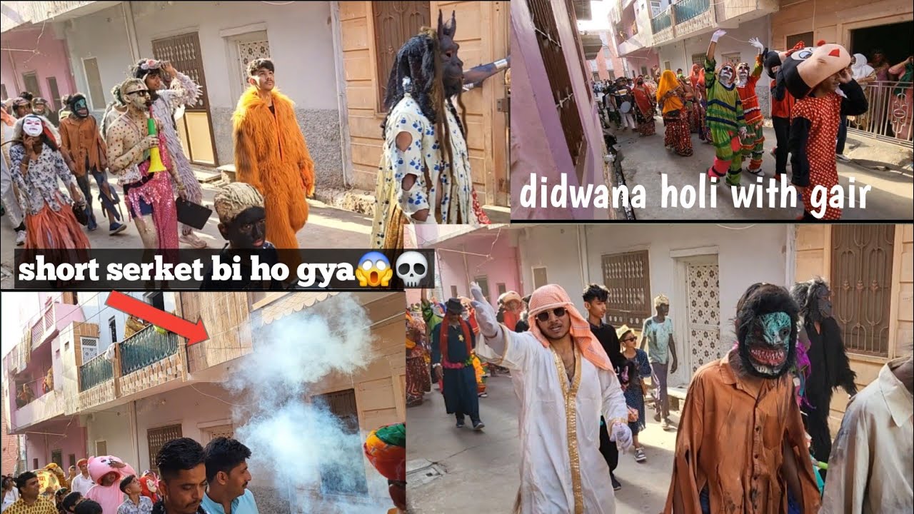 part..2 didwana holi vlog 25/3/24 and me short serket ho gya 😱💀 || didwana..gair vlog @RehankVlogss
