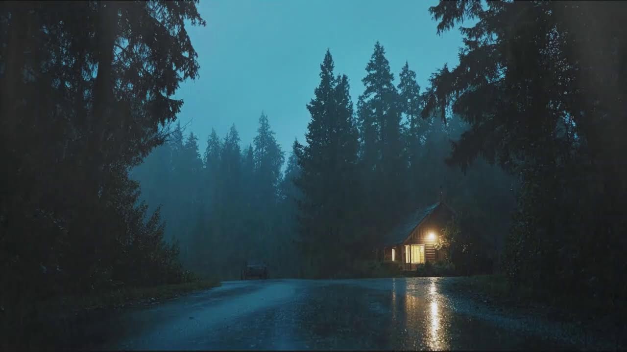 Heavy Rain and Thunder White Noise for Sleeping Faster
