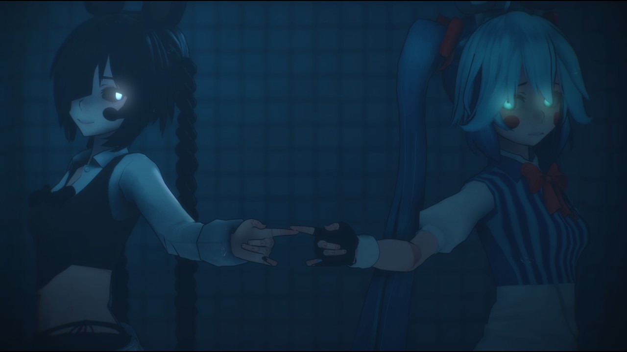 {MMD ll FNaF} - キメラ/Chimera - ll Toy Bonnie + Shadow Bonnie ll