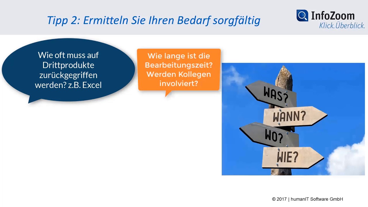 Tipp 2: Bessere & schnellere Datenanalysen – Analysieren Sie Ihren Bedarf genau