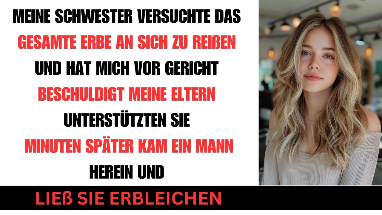 Meine Schwester wollte alles erben und verklagte mich meine Eltern standen auf ihrer Seite