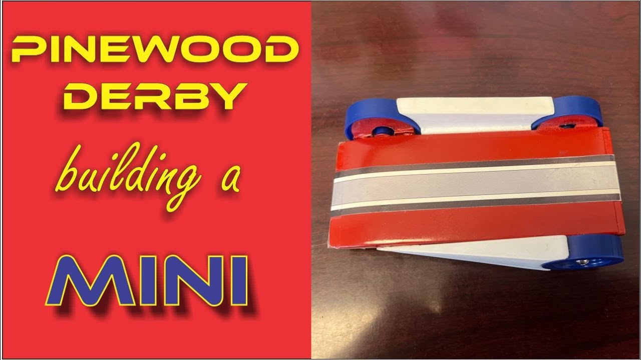 Building a mini extreme pinewood derby car.
