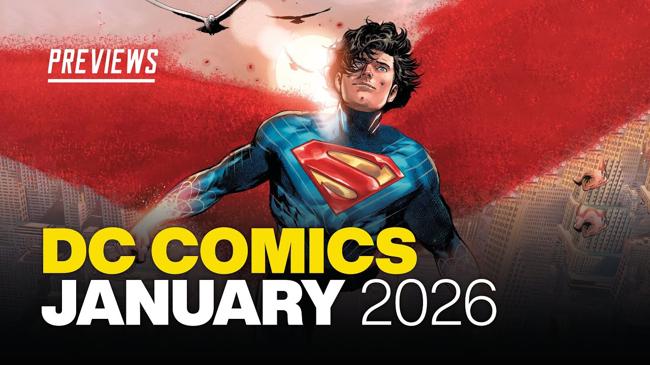 ПРЕДВАРИТЕЛЬНЫЕ ОБЗОРЫ DC Comics: что НОВОГО от DC в январе 2026 года!