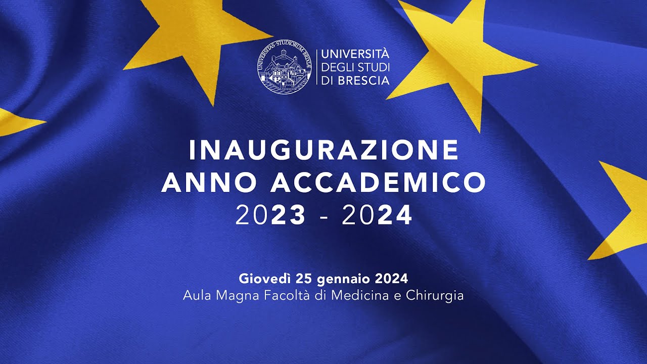 Inaugurazione anno accademico 2023/2024 Università degli Studi di Brescia