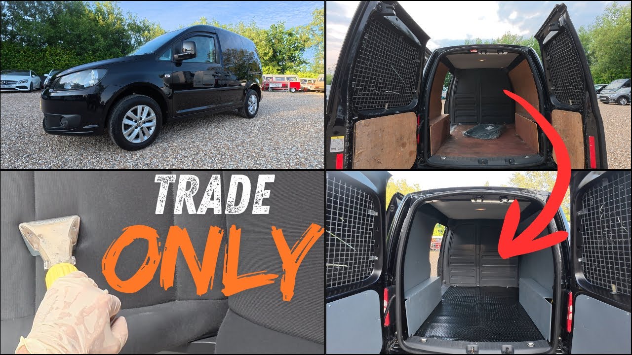 £250 Deep Clean Challenge VW Caddy Trade Detail.