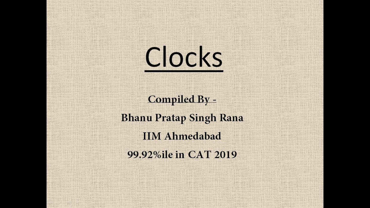 Clocks - Explained in a Simple Way