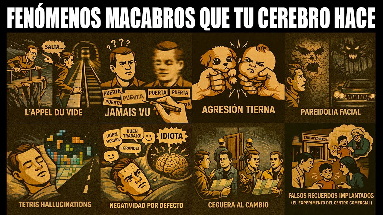8 Fenómenos Macabros que tu cerebro hace sin que te des cuenta