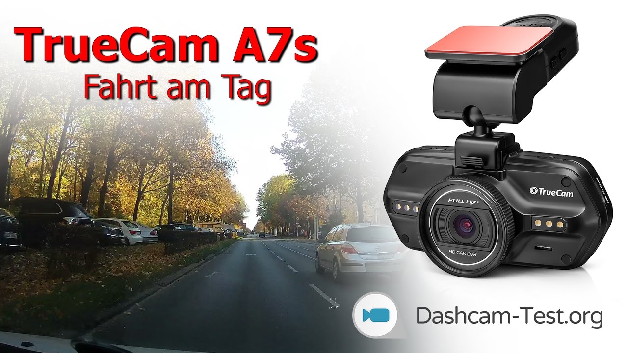 Fahrt am Tag ★ TrueCam A7s ★ Dashcam - Autokamera HD