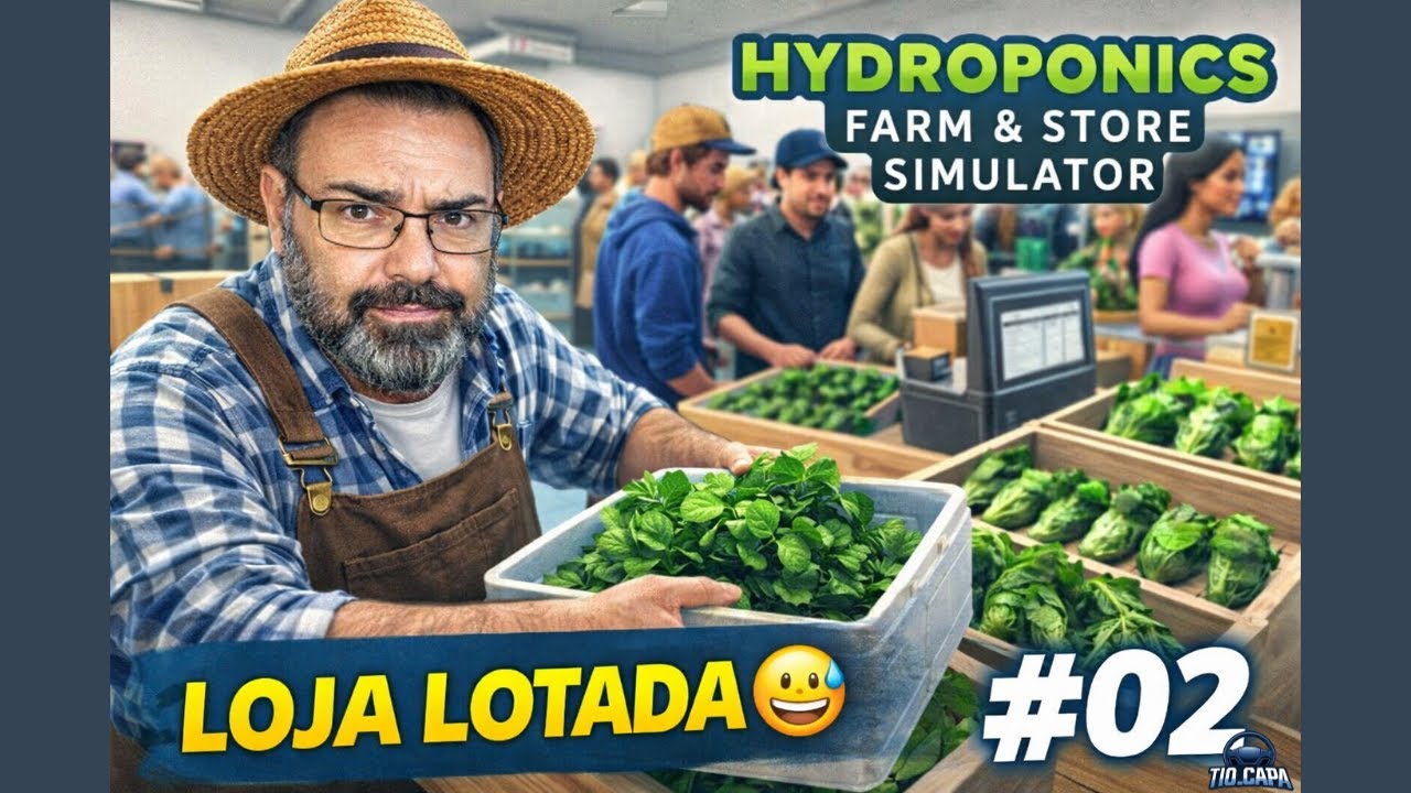 Hydroponics Farm & Store Simulator #02 | Movimento Maior que a Plantação 🌱