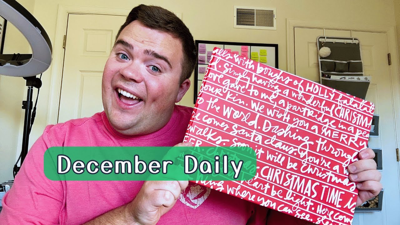 Let's Talk About December Daily - Flip Through My Unfinished Memory Keeping Album
