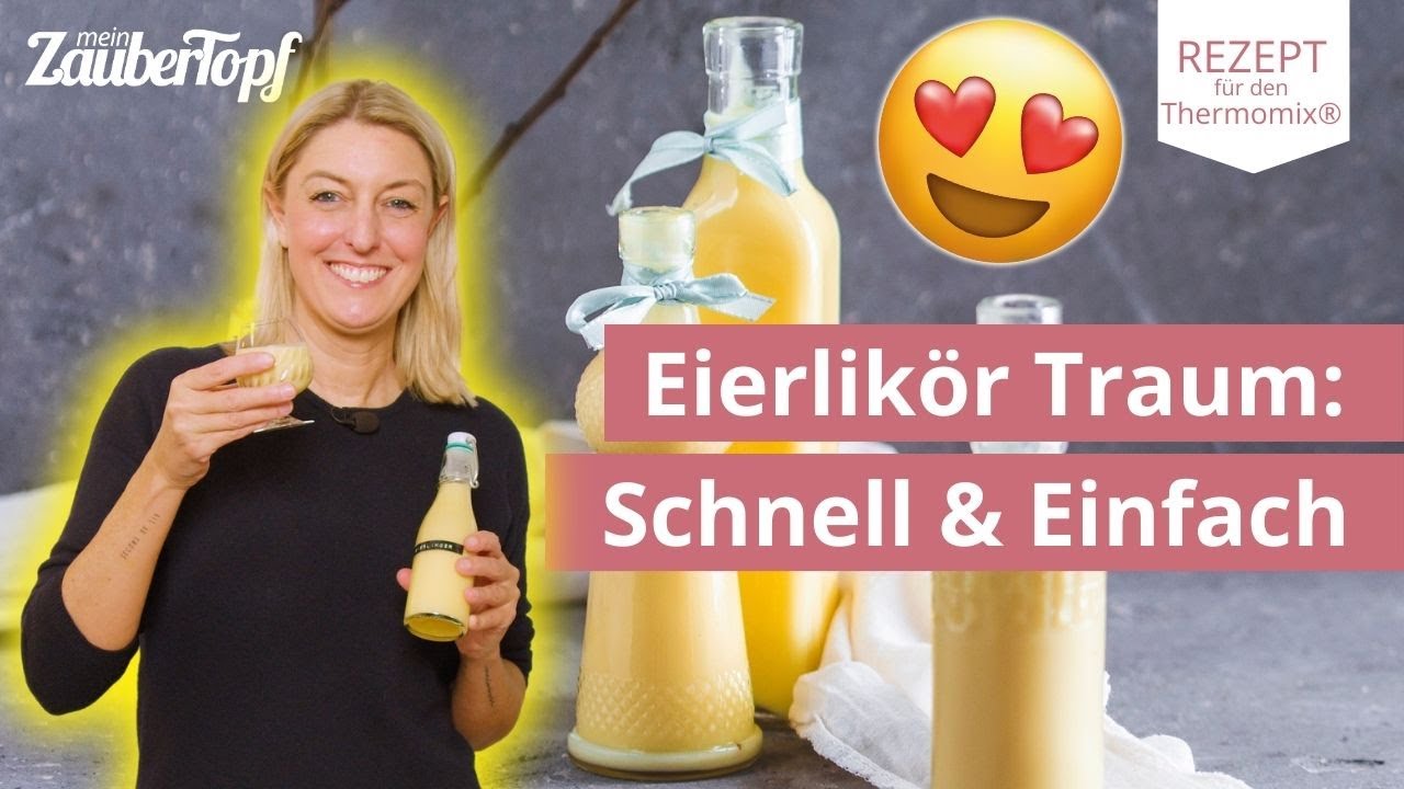 😋 Blitz-Rezept! Weltbester Eierlikör aus Likör 43 | Thermomix® Rezept