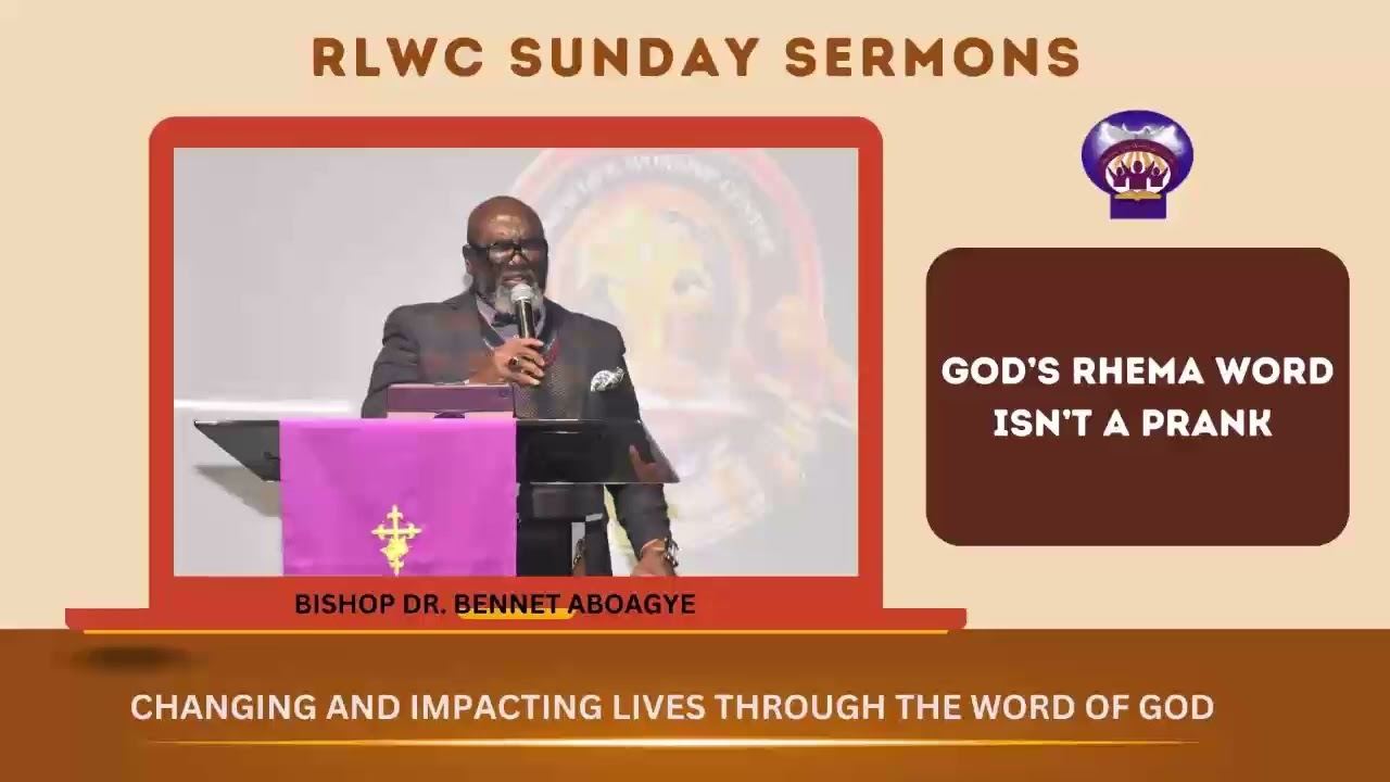 God's Rhema Word Isn't a Prank