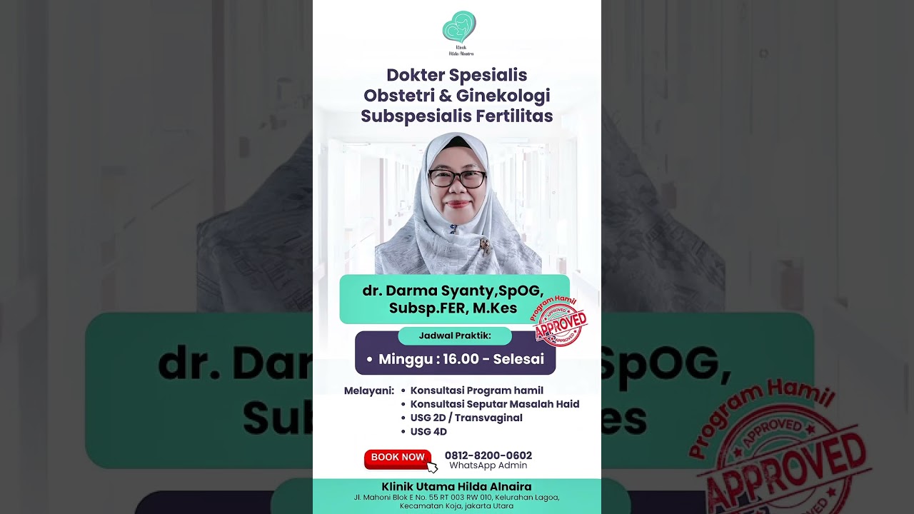 Dokter spesialis Obstetri & Ginekologi Subspesialis Fertilitas 💫