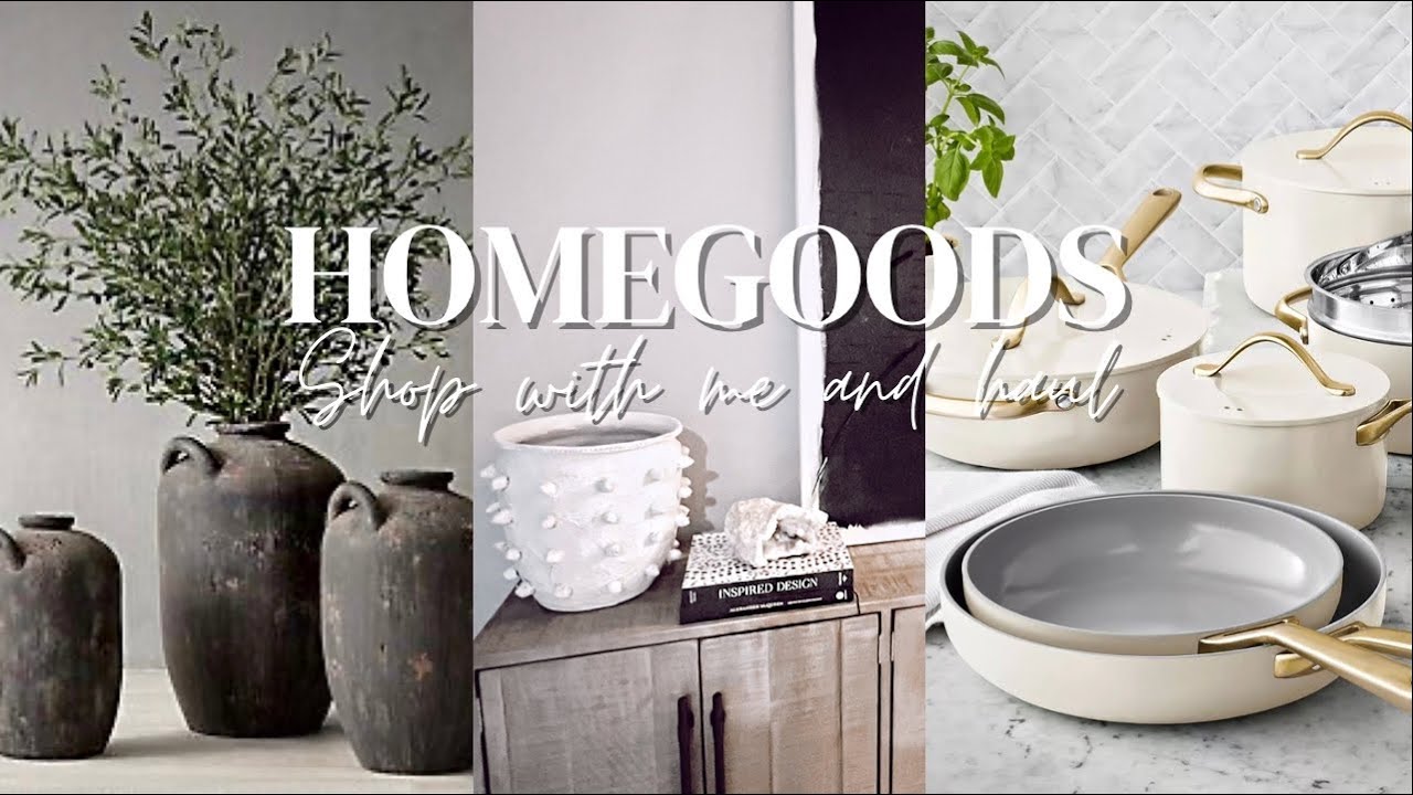 HOMEGOODS SHOP WITH ME & HAUL|RESTORATION HARDWARE,THE BEST COOKWARE, DIY ANTHROPOLOGIE MINKA VESSEL