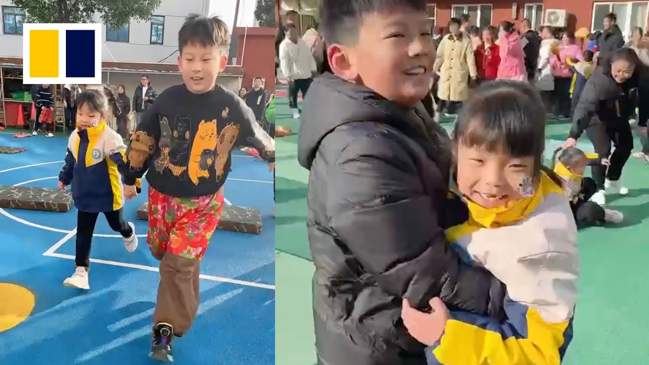 Boy stands in for dead father at sister’s school sports day