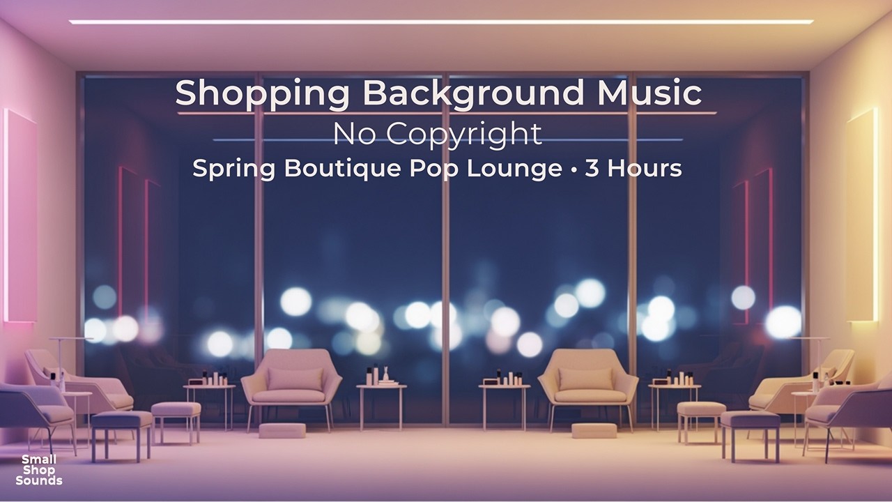 Shopping Background Music (No Copyright) 🛍️ | Spring Boutique Pop Lounge | 3 Hours (No Vocals)