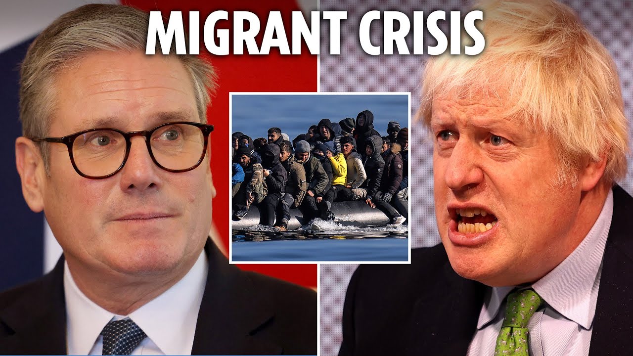 ‘It’s transparent racism!’ Boris blasts Keir over migrants & demands Rwanda plan is resurrected