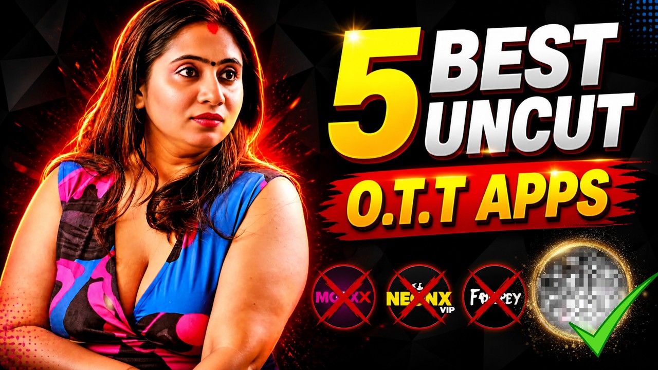 Top 5 Indian Uncut Webseries O.T.T. Apps | Best 5 Uncut Webseries Apps