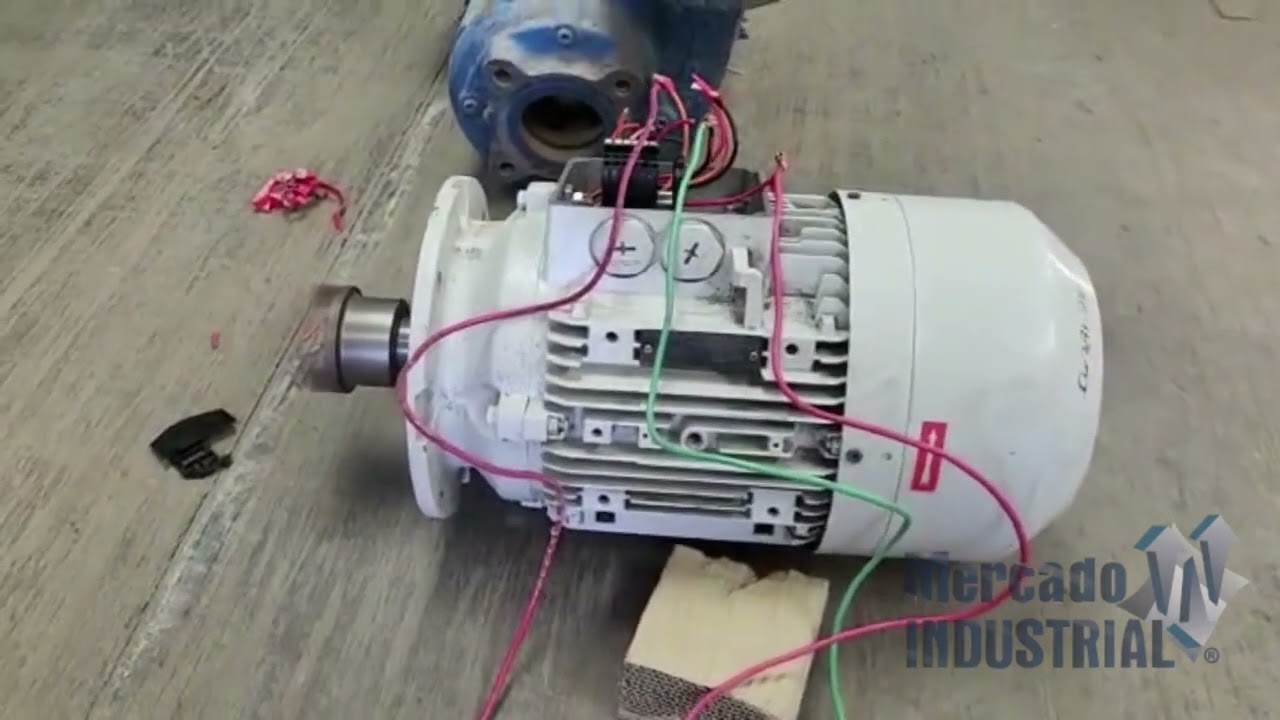 Prueba a motor eléctrico 10 HP 4 polos 1760 RPM marca SIEMENS